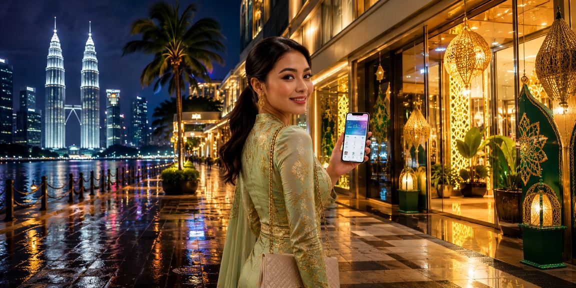 Pemain Kuala Lumpur menggunakan aplikasi kasino 991 semasa sambutan Hari Raya
